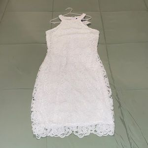Short White Lace Dress